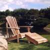 Adirondack Chair and Ottoman