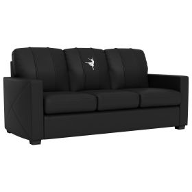 Silver Sofa with Ballerina Logo Panel