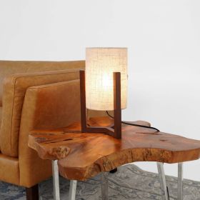 High Quality Hotel European Modern Bed Side nightstand Decorative Led Table/desk Lamp Sylva Table Lamp With Grey Shade 110-120V Faux Linen Suitab