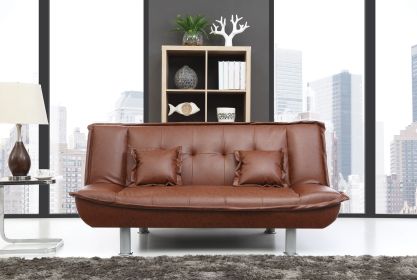 Glory Furniture Lionel G133-S Sofa Bed , BROWN