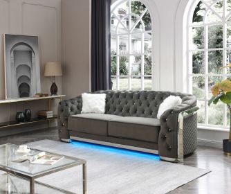 Glory Furniture Sapphire G0590A-S Sofa , Gray