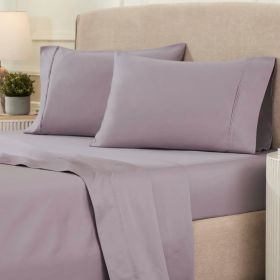 1200 Thread Count Egyptian Cotton Sateen Sheet Set (Color: Zephyr, size: Full)