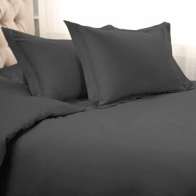1500 Thread Count Egyptian Cotton Solid Duvet Cover (Color: Gray, size: King/California King)