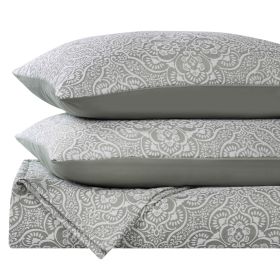 Enzy Medium Weight Floral Matelasse 3 Piece Bedspread Pillow Sham Set (Color: Sage, size: California King)