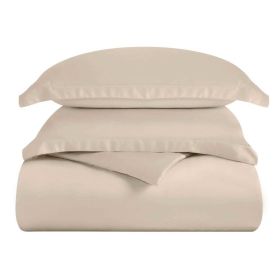 Modal from Beechwood Cooling Solid Duvet Cover Set (Color: Linen, size: King/California King)