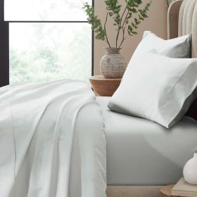 Pavo Cotton 700 Thread Count Perfect Fit Sheet Set (Color: Light Grey, size: California King)