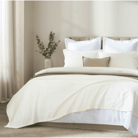 Apus 100% Cotton Perfect Fit Deep Pocket Sheet Set (Color: Ivory, size: Full)