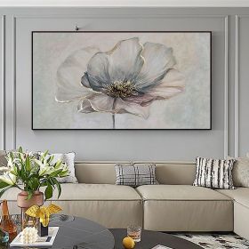 Handmade Abstract Colorful Flower Texture Oil Painting on Canvas Large Modern Floral Landscape Acrylic Painting Living Room Wall Art Home Decor F (Style: 03, size: 40x80cm)