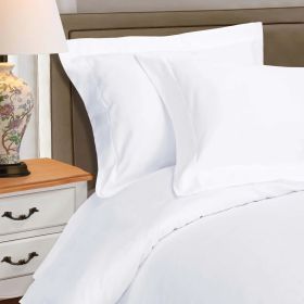 1000 Thread Count Egyptian Cotton Solid Duvet Cover (Color: White, size: King/California King)