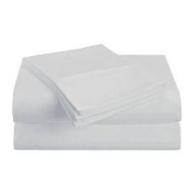 1500 Series Microfiber Deep Pocket Solid Bed Sheet Set (Color: Chrome, size: Queen)