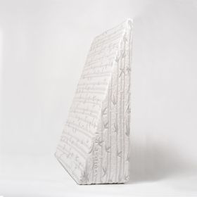 Memory Foam Sleeping Support Wedge Pillow, Removable Cover White (Height: 8")