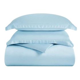 Modal from Beechwood Cooling Solid Duvet Cover Set (Color: Light Blue, size: Twin/Twin XL)