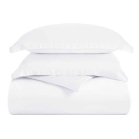 Modal from Beechwood Cooling Solid Duvet Cover Set (Color: White, size: Full/Queen)