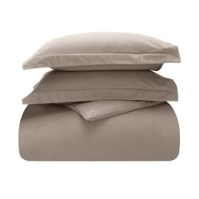 100% Cotton Flannel Solid Fuzzy Warm Duvet Cover Set (Color: Grey, size: Full/Queen)