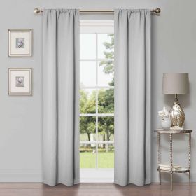 Blackout Window Curtains Solid Room Darkening Washable Set of 2 (Color: Marshmellow, size: 26" X 84")