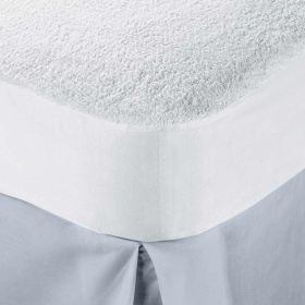 Waterproof Hypoallergenic Mattress Protector Cover (size: Twin)
